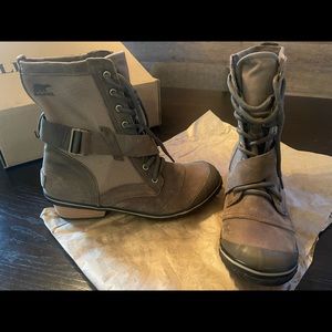 Sorel weather lace up boots
